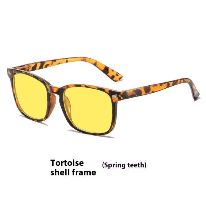 Night Vision Anti Blue Light Yellow Men And Women Phone Eye Protection Glasses - Image 5