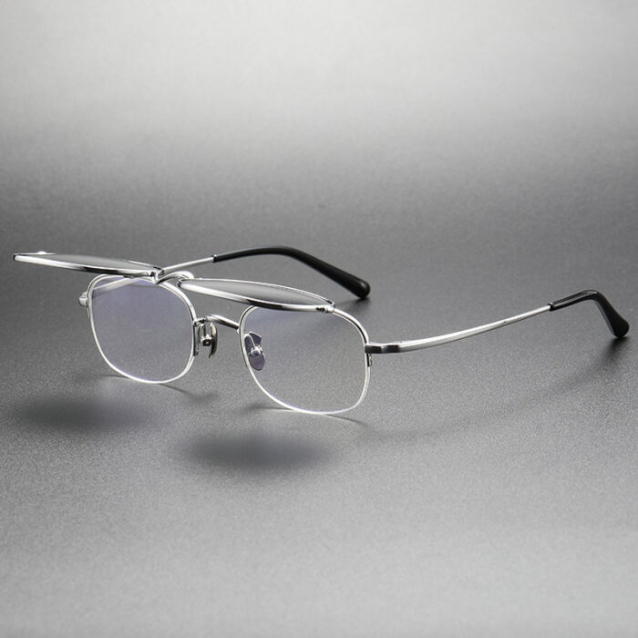 Fashion Polarized Sun Glasses Men's Can Be Turned Up With Myopia Vintage Sunglasses - Image 2