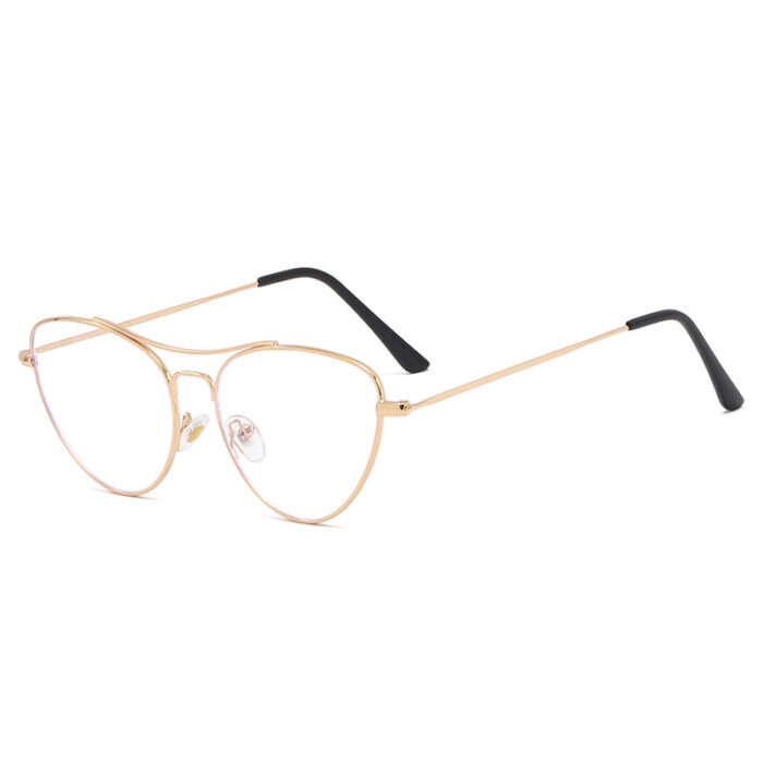 Fashion Cat Eye Plain Glasses Women's Anti-blue Light - Image 7