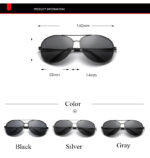 Fashionable large frame metal glasses - Image 3