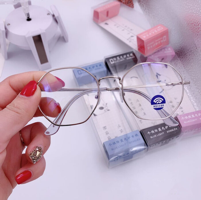 Octagonal anti-blue glasses - Image 3
