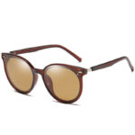Fashion Round Frame Polarized Sun Glasses - Image 4
