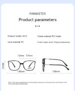 Anti-blue Light Large Frame Reading Glasses - Image 4
