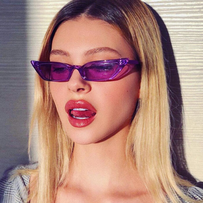 ARTORIGIN Narrow Sexy Cat Eye Sunglasses Women Small Size Candy Color Sun Glasses lunette de soleil femme gafas sol AT9255 - Image 1