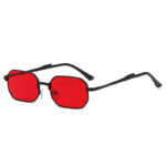 Personality Polygon Metal Sun Glasses - Image 10