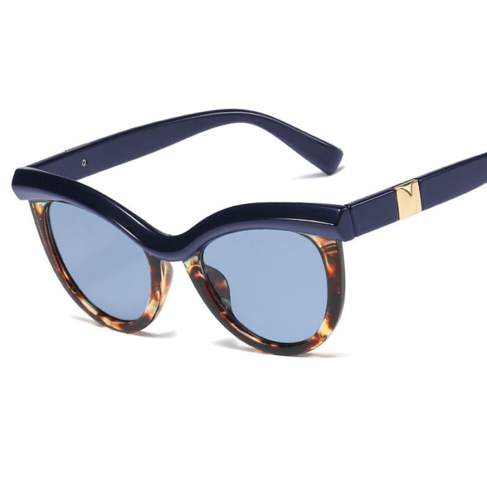 Half Frame Fashion Cat Eye Glasses - Image 3