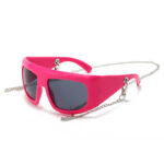 New Large Frame Fashion Sun Glasses Strap Chain - Image 6