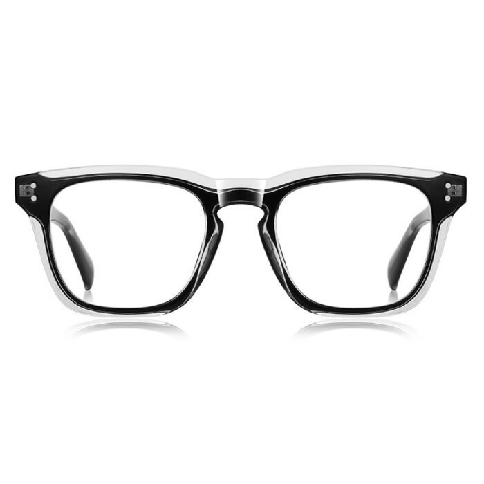 Men's Box Pin Plain Glasses Korean Style - Image 8