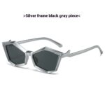 Polygon Rhombus Fashion Glasses - Image 8