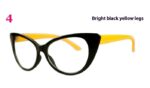 Classic Retro Women's Cat Eye Plain Glasses - Image 9
