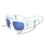 New Large Frame Fashion Sun Glasses Strap Chain - Image 4