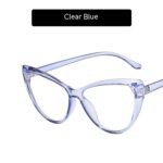 Retro Cat Eye Anti-blue Light Glasses Frame For Bare Face - Image 6
