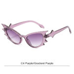 Cat's Eye Exaggerated Personalized Shaped Decoration Glasses - Image 2