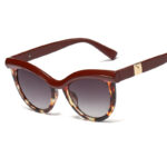 Half Frame Fashion Cat Eye Glasses - Image 2