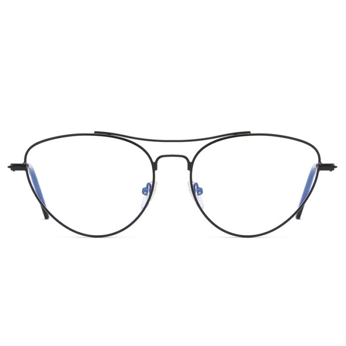 Fashion Cat Eye Plain Glasses Women's Anti-blue Light - Image 2