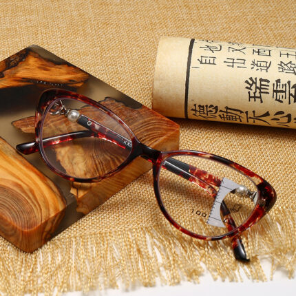 Fashion Cat Eye Presbyopic Glasses Smart Zoom Anti-blue Light