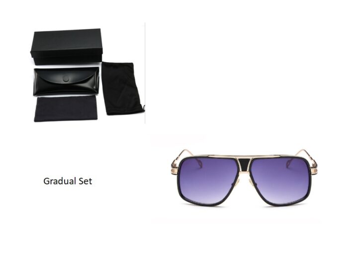 Sunglasses Men Brand Designer Sun Glasses Driving Oculos De Sol Masculino Grandmaster Square Sunglass - Image 2