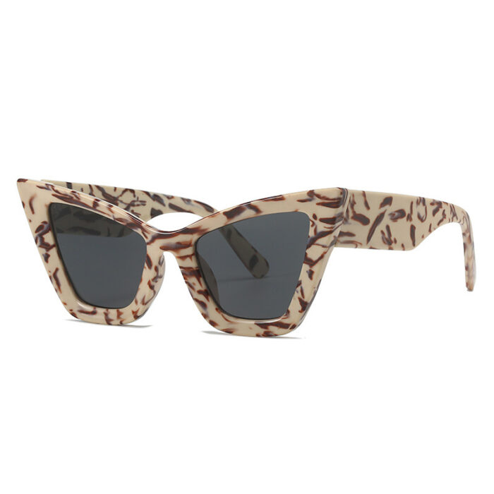 Cat-eye Sunglasses Retro Modern Trend European And American Street Patting Glasses - Image 9
