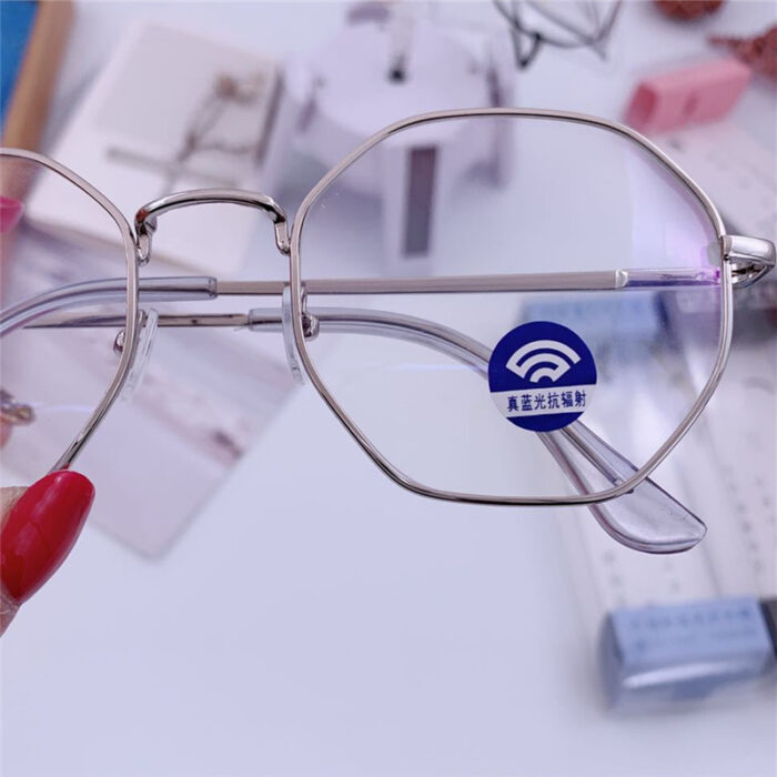 Octagonal anti-blue glasses - Image 5