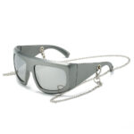 New Large Frame Fashion Sun Glasses Strap Chain - Image 8