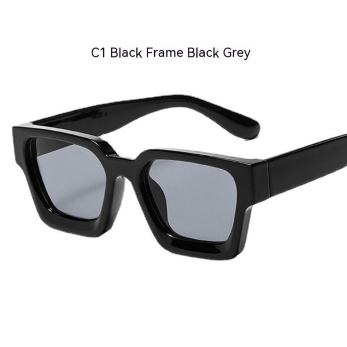 Retro Simple Square Sun Glasses - Image 5