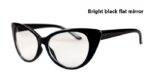 Classic Retro Women's Cat Eye Plain Glasses - Image 7