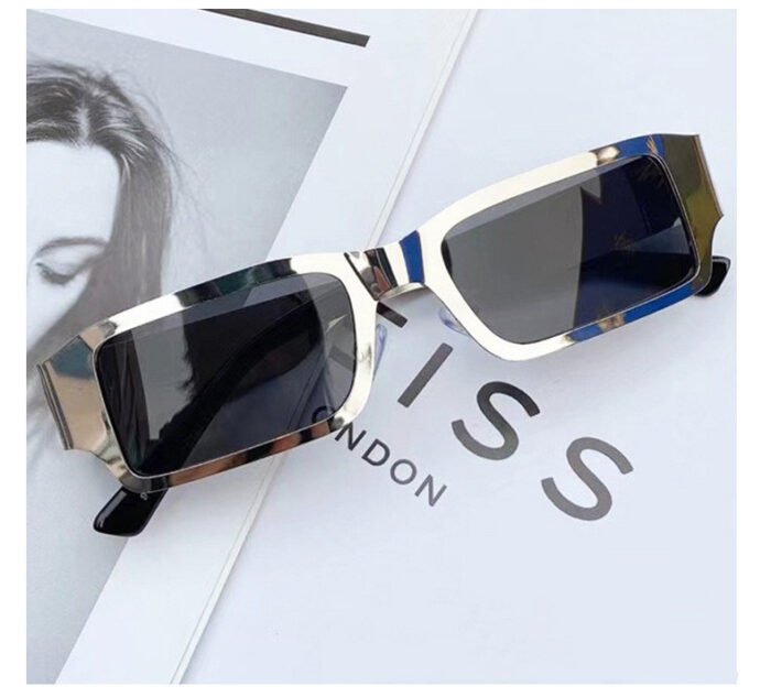 Metal Glasses Men's Foreign Trade Small Square Glasses - Image 3