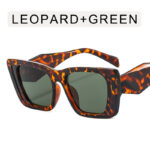 Cat's Eye Large Rim Sunglasses Retro Square Frame Sun Glasses - Image 2