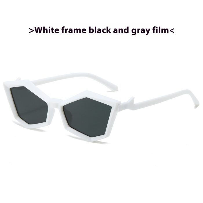 Polygon Rhombus Fashion Glasses - Image 5