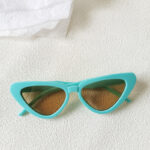 Retro Personalized Cat Eye Sunglasses Round Face High-grade Red Style Plain Face Personalized Glasses - Image 9