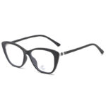 Cat Eye Slimming Glasses Frame Plain All-match Anti-blue Light Glasses - Image 3