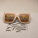 Square Chain Sunglasses Sun Glasses Retro Personalized Fashion Sunglasses For Women - Image 6