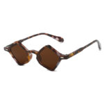 Women's Fashion Geometry Pattern Triangle Glasses - Image 9