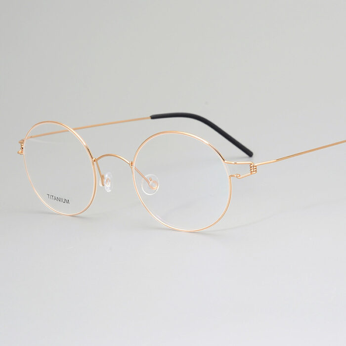 Screwless Vintage Pure Titanium Glasses Frame - Image 6