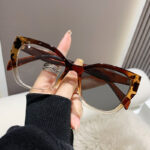 Cat Eye Glasses Frame Female Trendy Contrast Color - Image 4