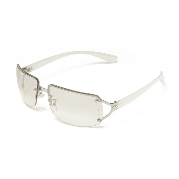 Metal Large Rim Sunglasses UV-proof Frameless Lens Sun Glasses - Image 7