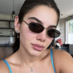 Fashion Personality Metal Frameless Oval Rivet Sun Glasses - Image 7