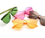 Women's Metal Fashionable Eye Protection Glasses - Image 4