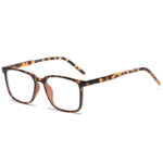 TR90 Spring Leg Square Blue Light Blocking Glasses - Image 5