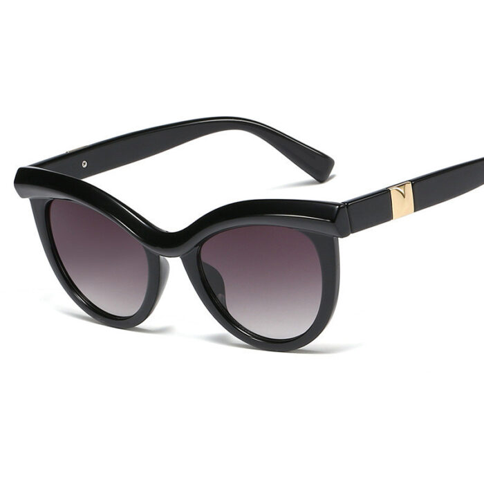 Half Frame Fashion Cat Eye Glasses - Image 5