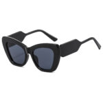 Plain Contrast Color European And American Sun Glasses - Image 5