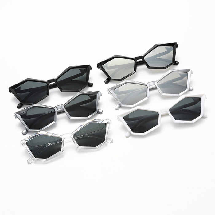 Polygon Rhombus Fashion Glasses - Image 1