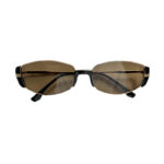 Retro Metal Oval Cats' Eye Sunglasses Female UV Sun Glasses - Image 3