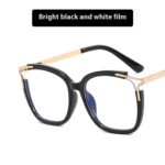 Square Cat Eye Hollow Glasses Frame - Image 8