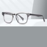 Men's Box Pin Plain Glasses Korean Style - Image 2