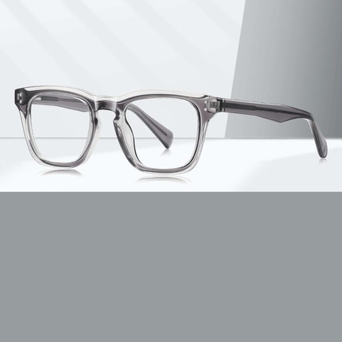 Men's Box Pin Plain Glasses Korean Style - Image 2