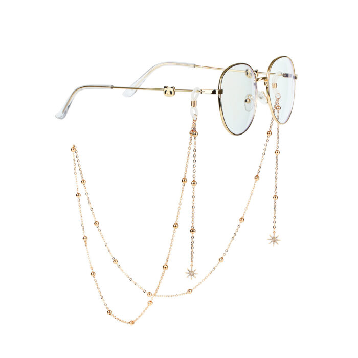 Letter Glasses Chain Fashion Star Butterfly Sun - Image 6