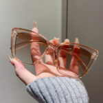 Versatile Slimming High-grade Sunglasses Large Frame Plain Glasses - Image 7