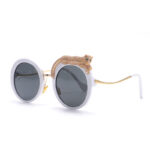 Sun Glasses Men Alloy Sunglasses For Women Eyewear Color - Image 3