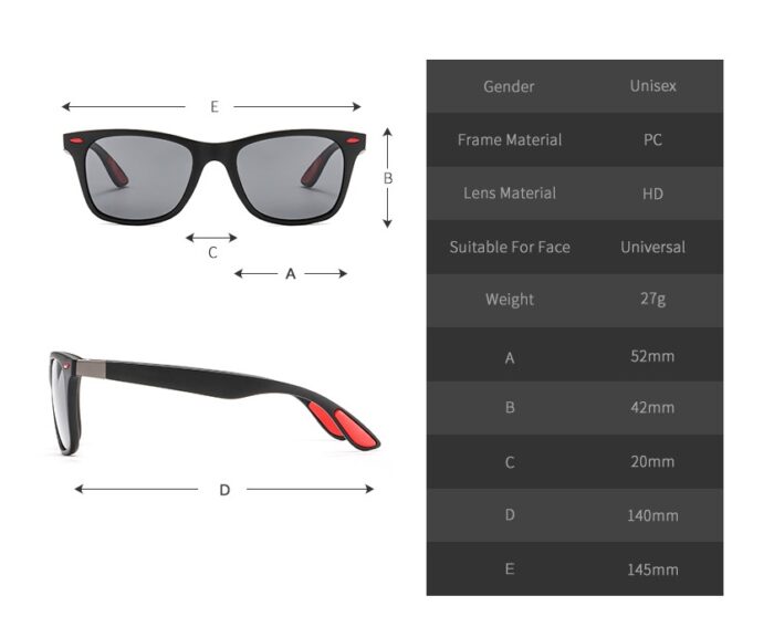 Sunglasses Men's Polarized Fashionable Eye Protection Glasses - Image 5